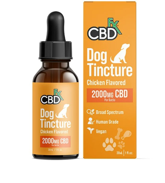 CBDfx - Dog Tincture  - Chicken - 2000mg