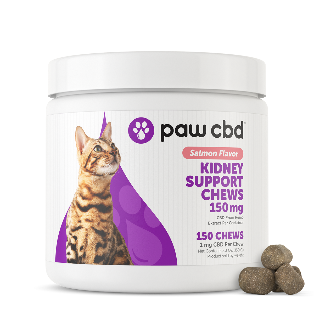 Paw CBD - Feline Soft Chews 150 Count Kidney Support 150mg