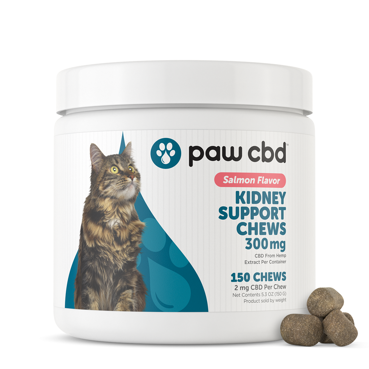 Paw CBD - Feline Soft Chews 150 Count Kidney Support 300mg