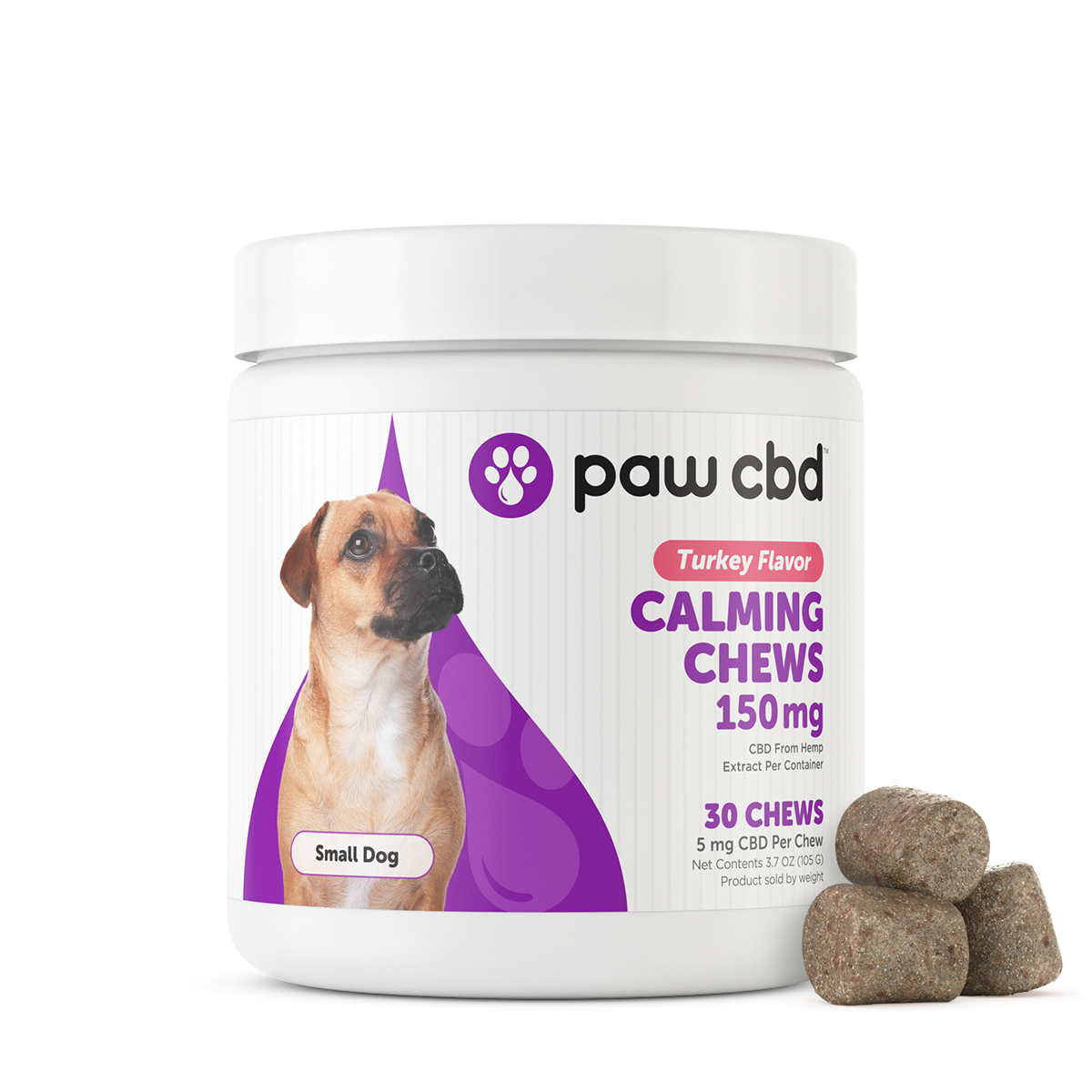 Paw CBD - Dog Soft Chews 30 Count Calming 150mg