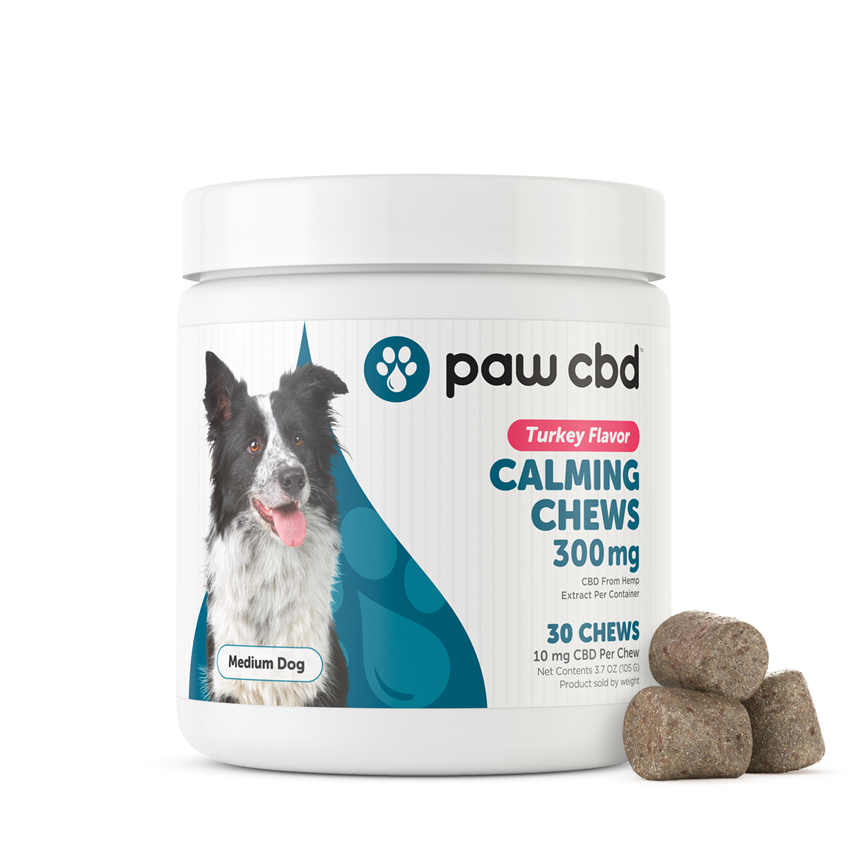 Paw CBD - Dog Soft Chews 30 Count Calming 300mg