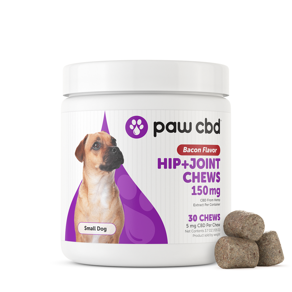 Paw CBD - Dog Soft Chews 30 Count Hip and Joint 150mg