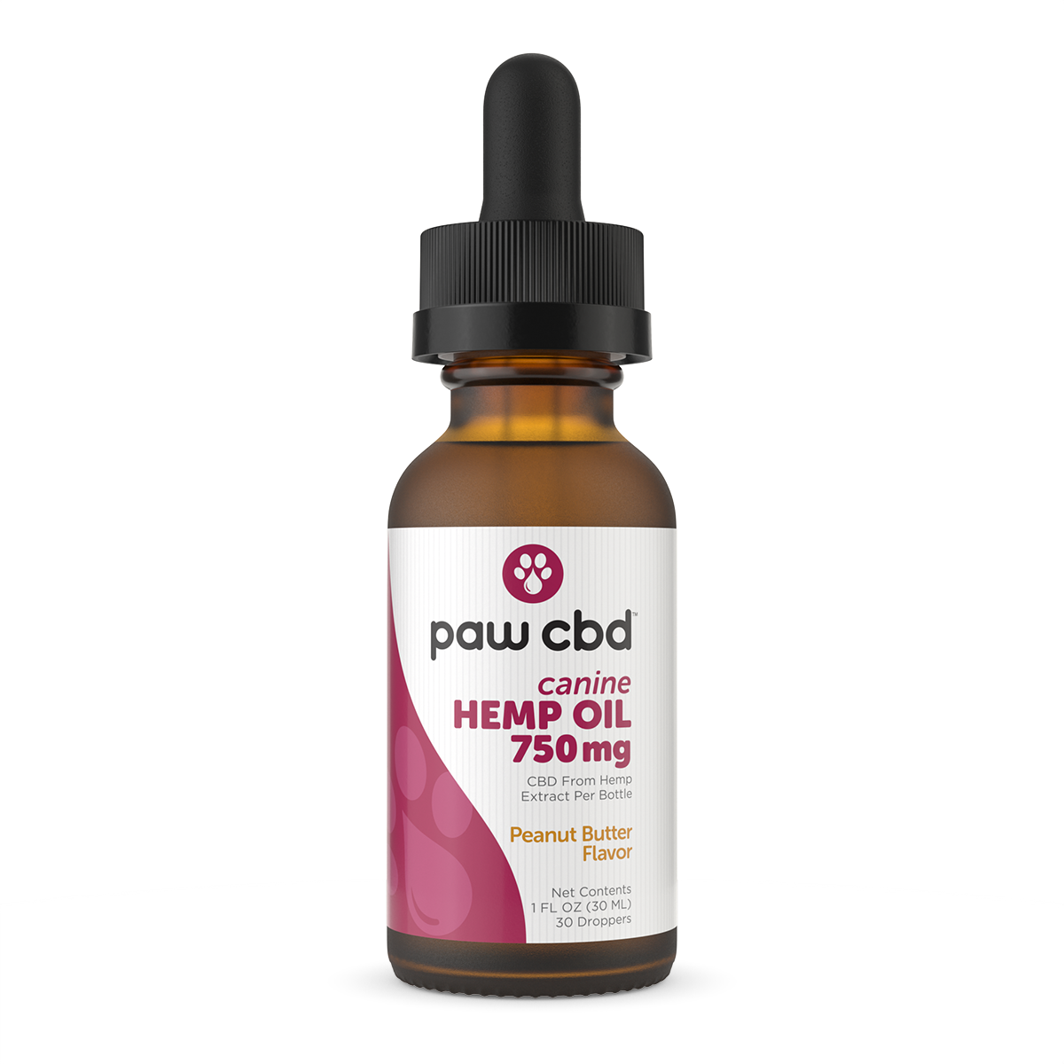 Paw CBD - CBD Oil for Dogs 30mL Peanut Butter 750mg