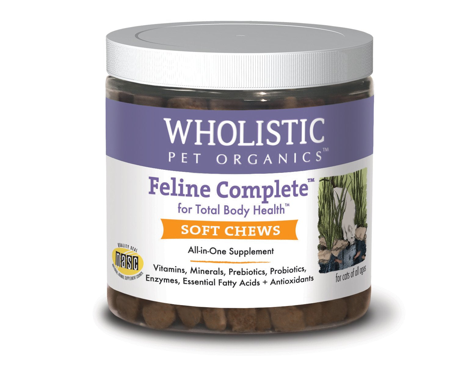 Wholistic Pet Organics - Feline Complete Soft Chews 150ct