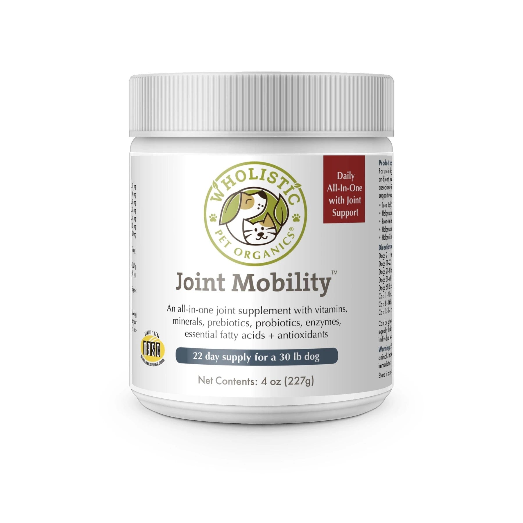 Wholistic Pet Organics - Joint Mobility for Dogs 4oz